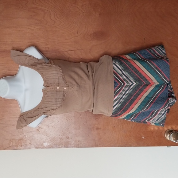 ***SOLD***FP very truly yours chevron skirt - Picture 3 of 6